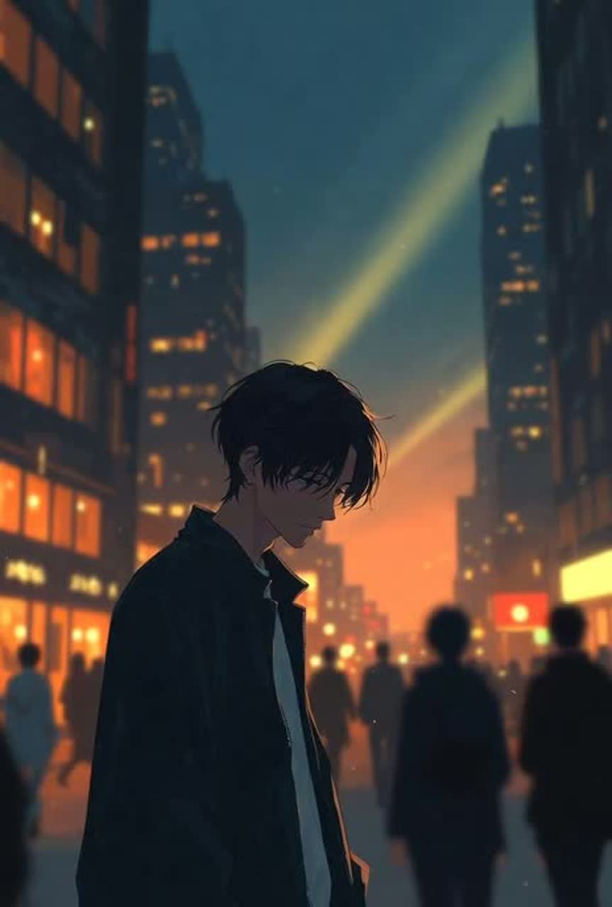 문 앞에서
