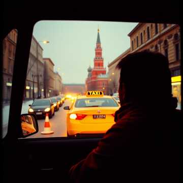 Узбек таксист в Москве