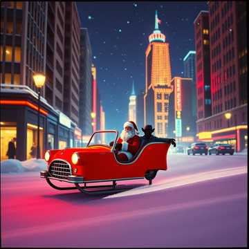 I Took Santa’s Sleigh