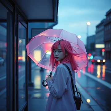 《傘下的女孩》