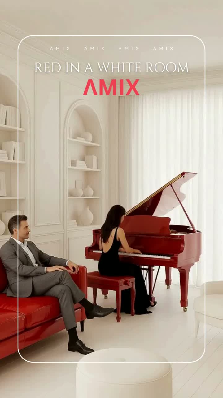 Red In A White Room