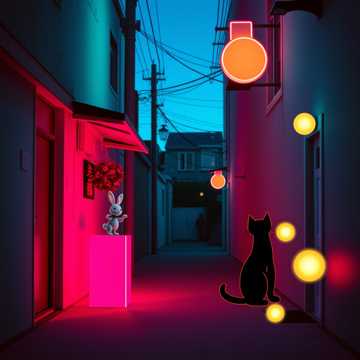 Le Chat de la Voisine