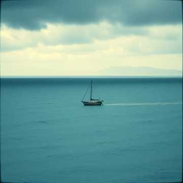 바다 위 돛단배