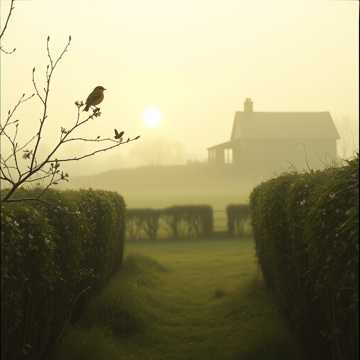 Die amsel sang ihr lied im baum