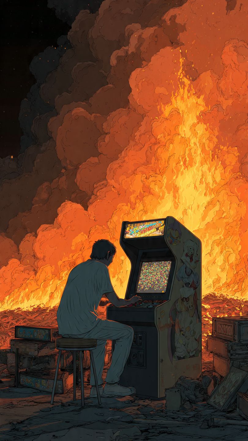 Arcade on Fire
