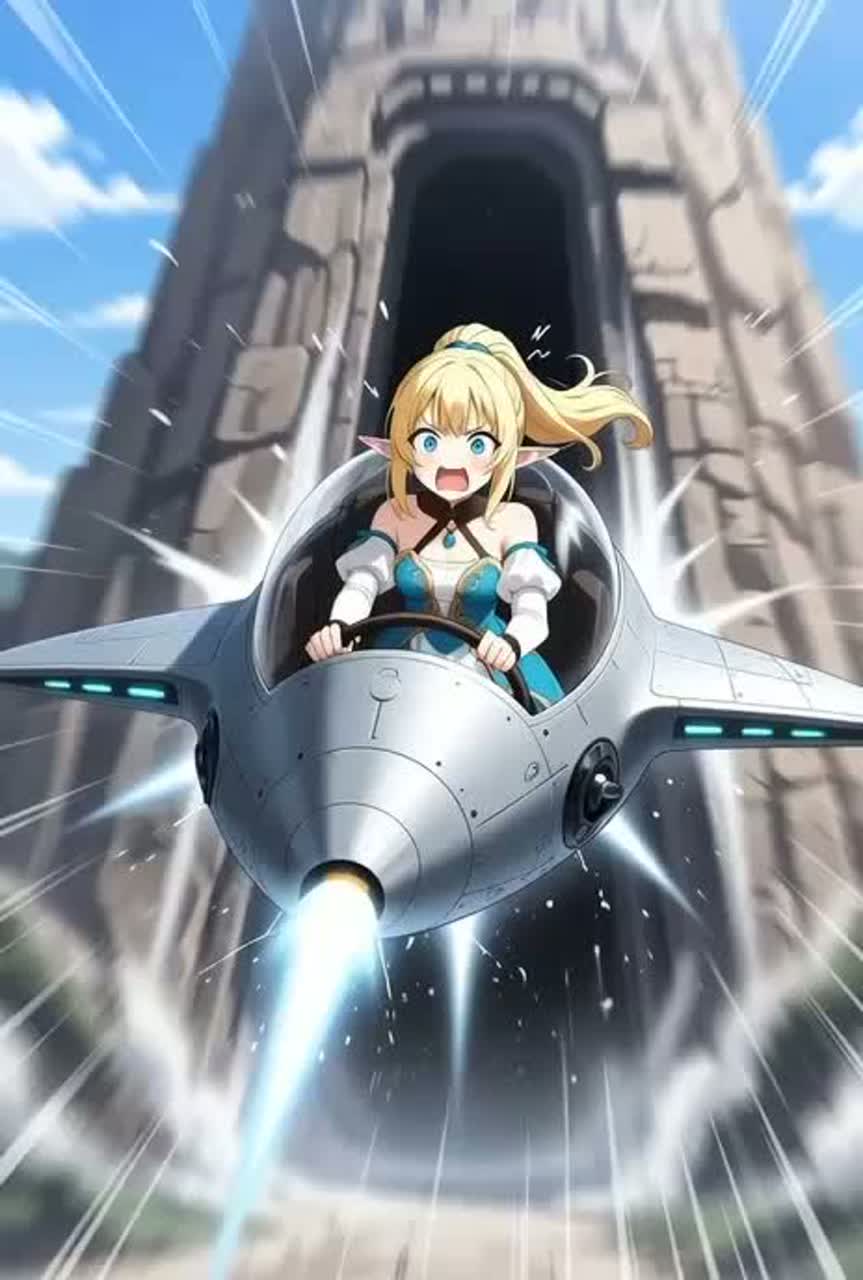 Who gave the elf a space ship?
