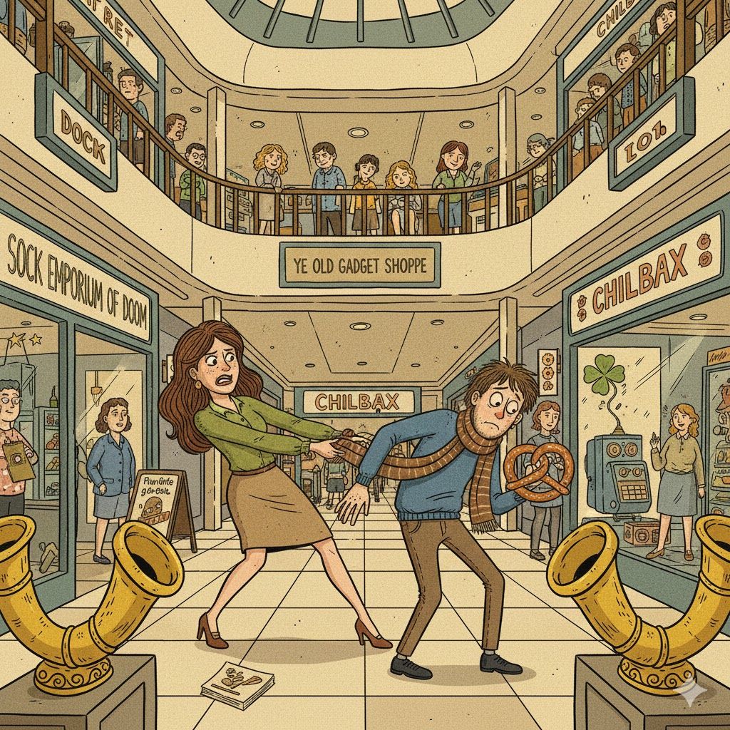 Dragging the Longtime Boyfriend around the Mall