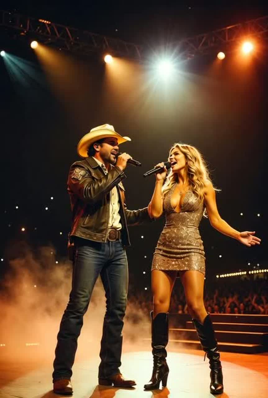 Slow Burn Forever (Live Arena Duet modern country-pop) 2
