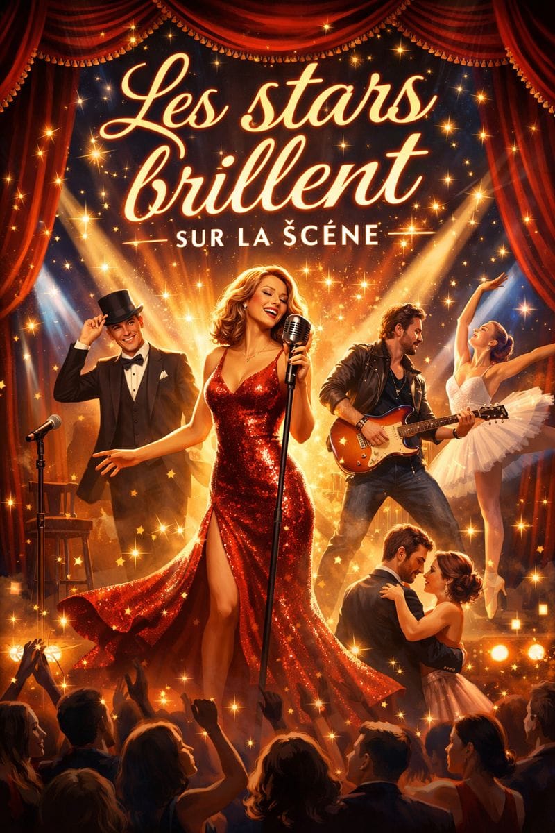 Les stars brillent sur la scène (Cover)