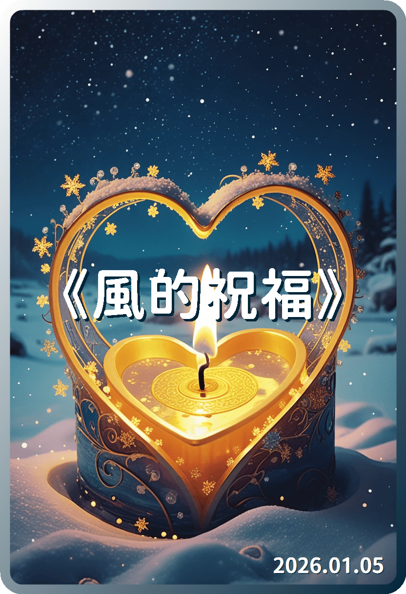 《風的祝福》(台語 抒情舞曲)