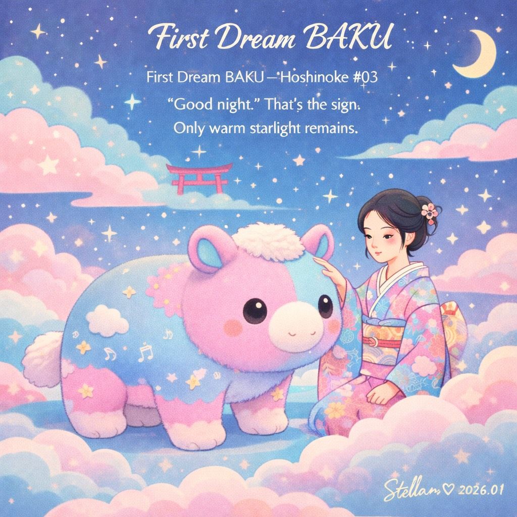 First dream BAKU 「初夢守りの獏」