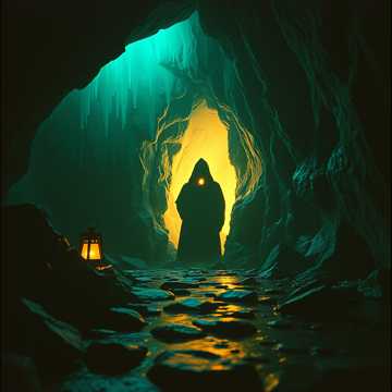Hidden Cave Man