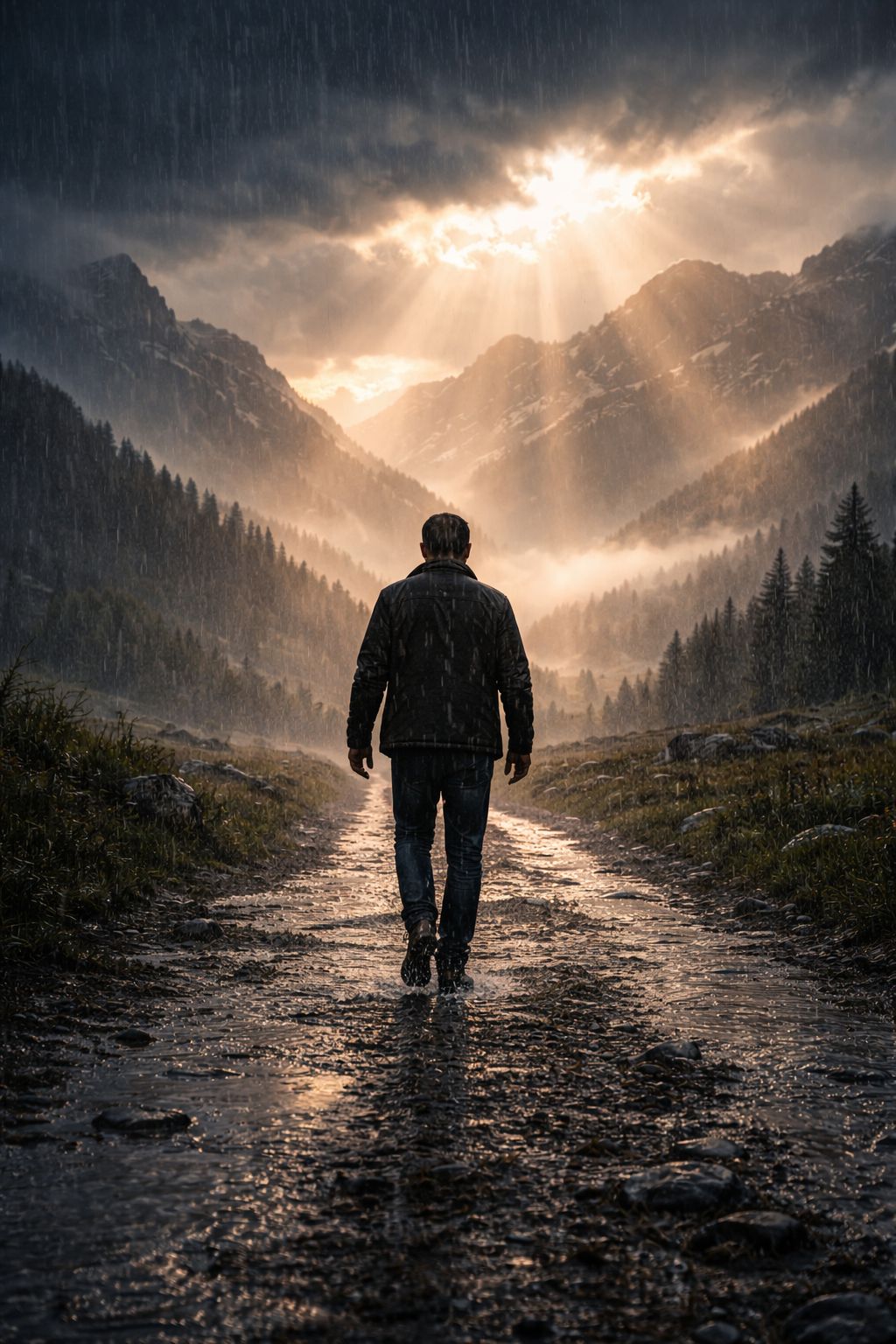Walking Through The Storm