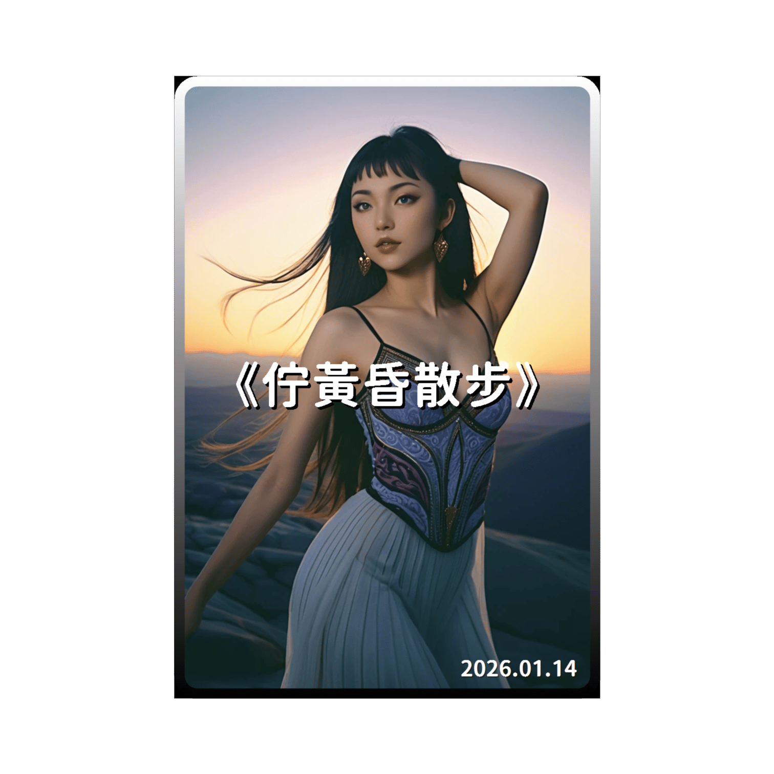 《佇黃昏散步》(台語 舞曲) 