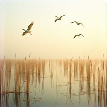 Nile birds - Dinka - answer by calling