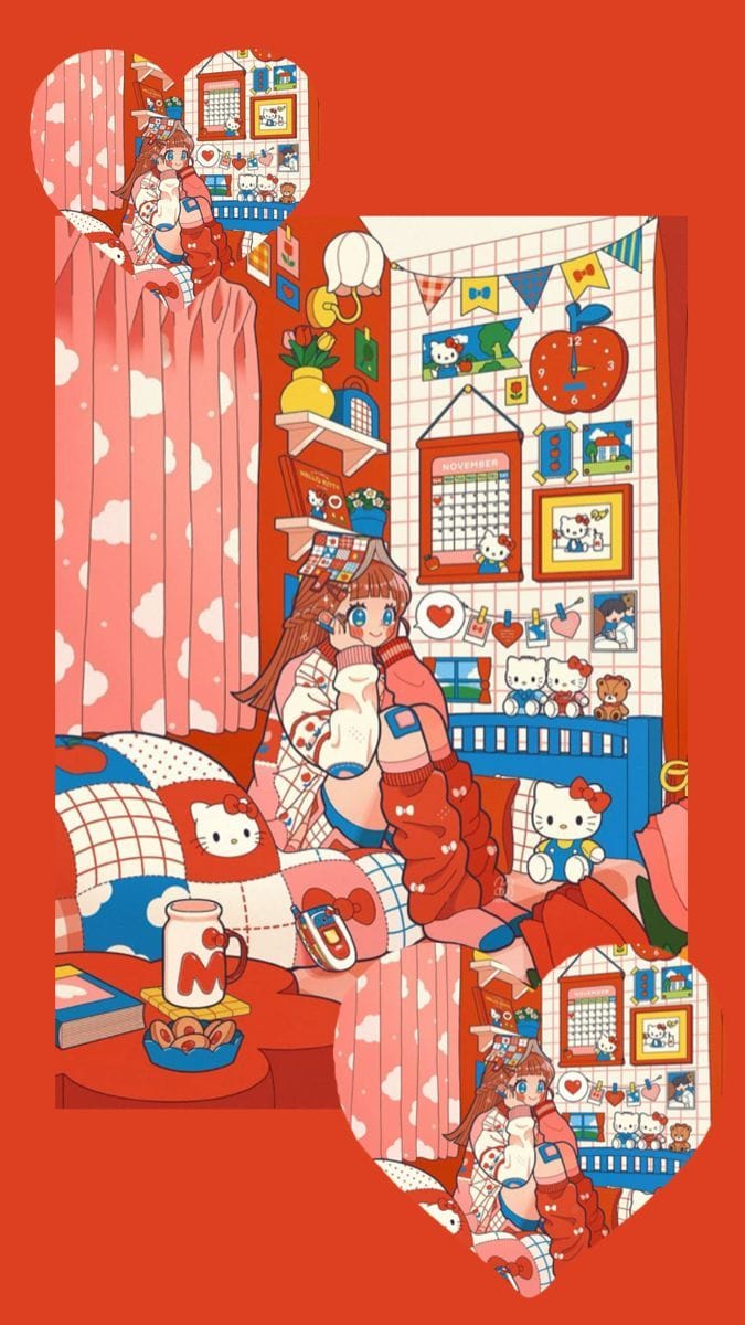 주황색 
