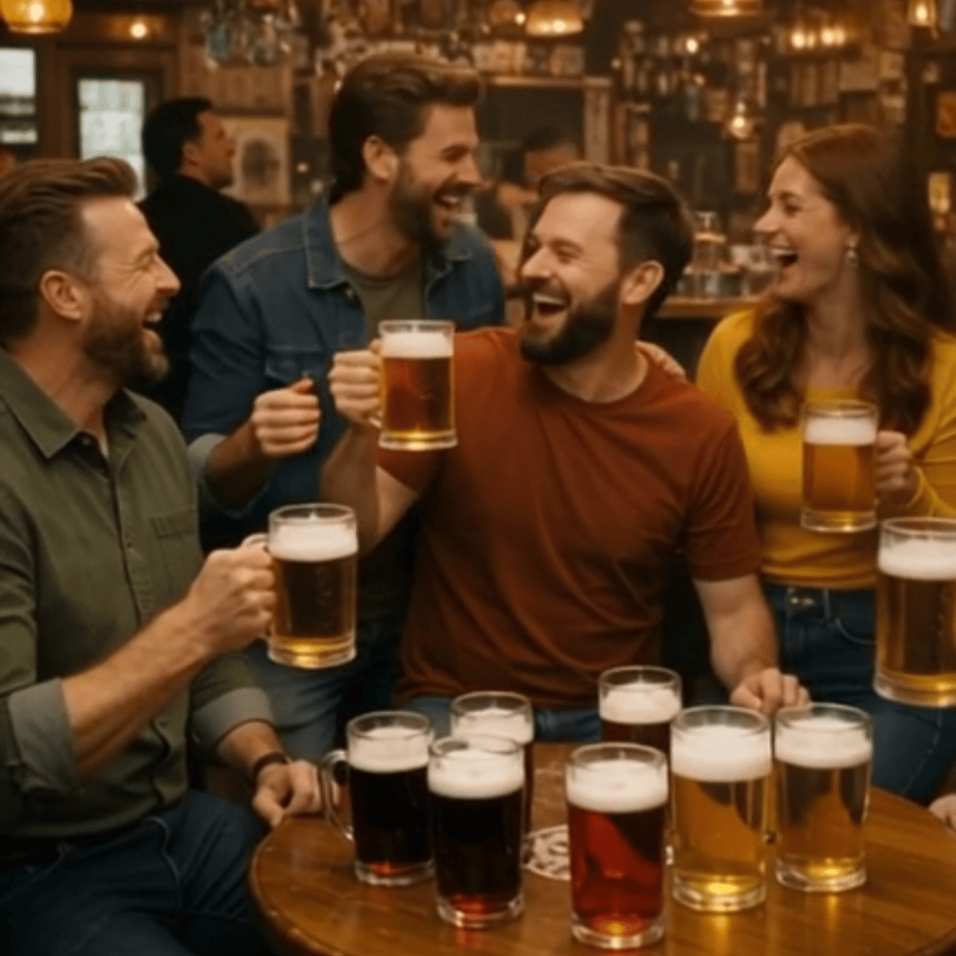 UNE PINTE DE BIÈRE PRESSION