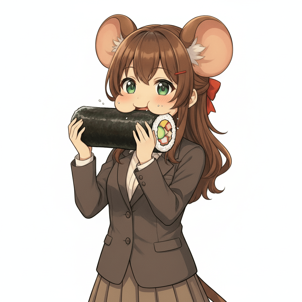 えっほ、えっほ、恵方巻♪