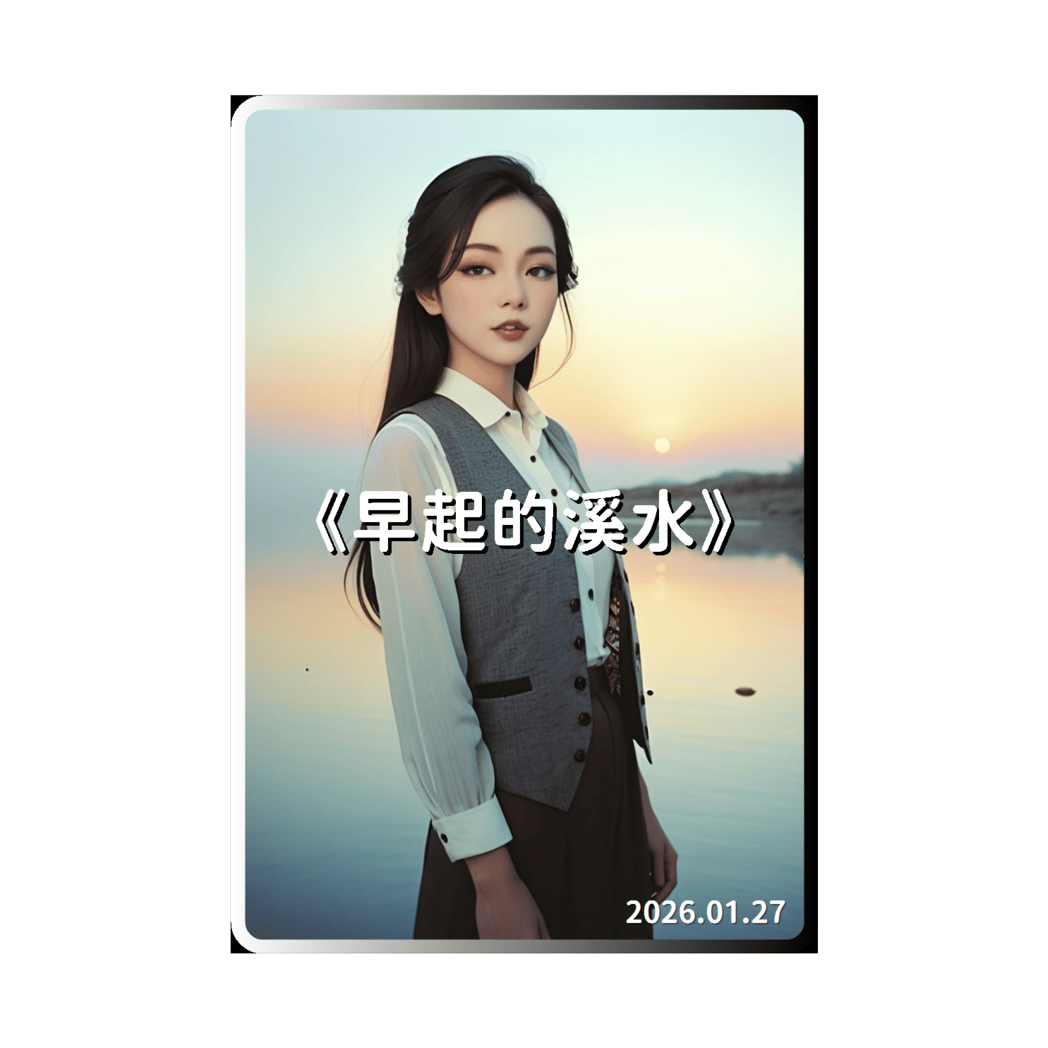 《早起的溪水》(台語 抒情)