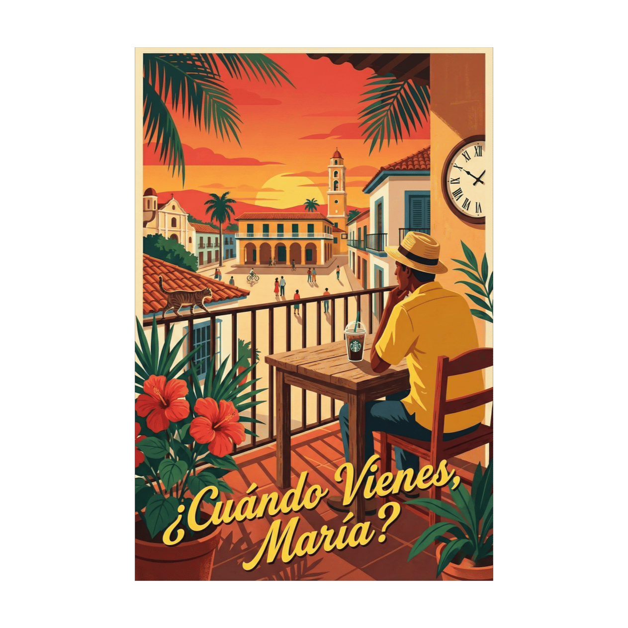¿Cuándo Vienes, María? (Spanglish)