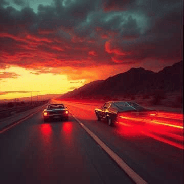 Fuego En La Autopista