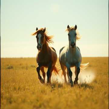 Ponys Im Galopp