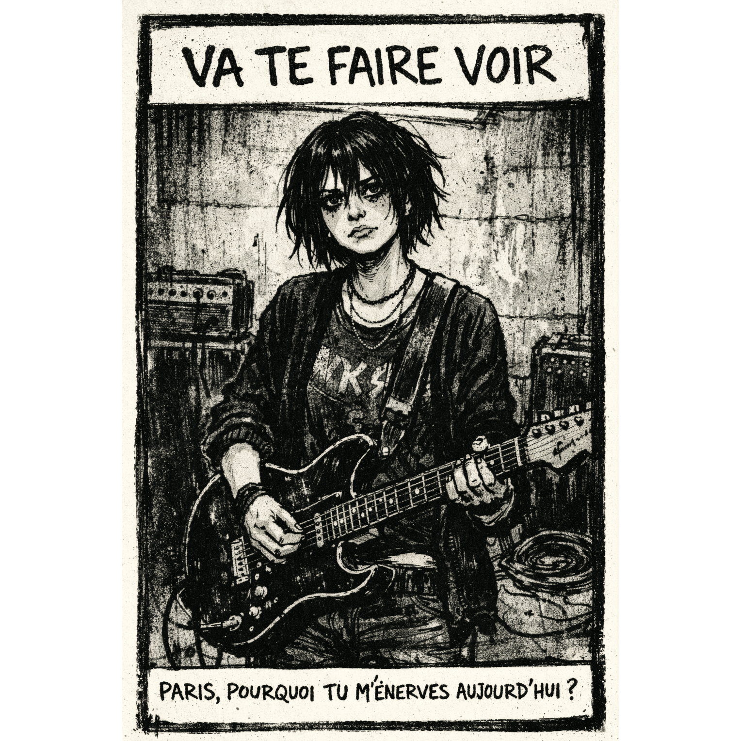 Paris, Pourquoi Tu M’Énerves Aujourd’hui ? by VA TE FAIRE VOIR