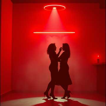 Talons sous la lumiĂšre rouge