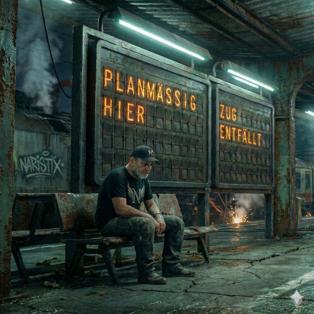 Planmässig hier