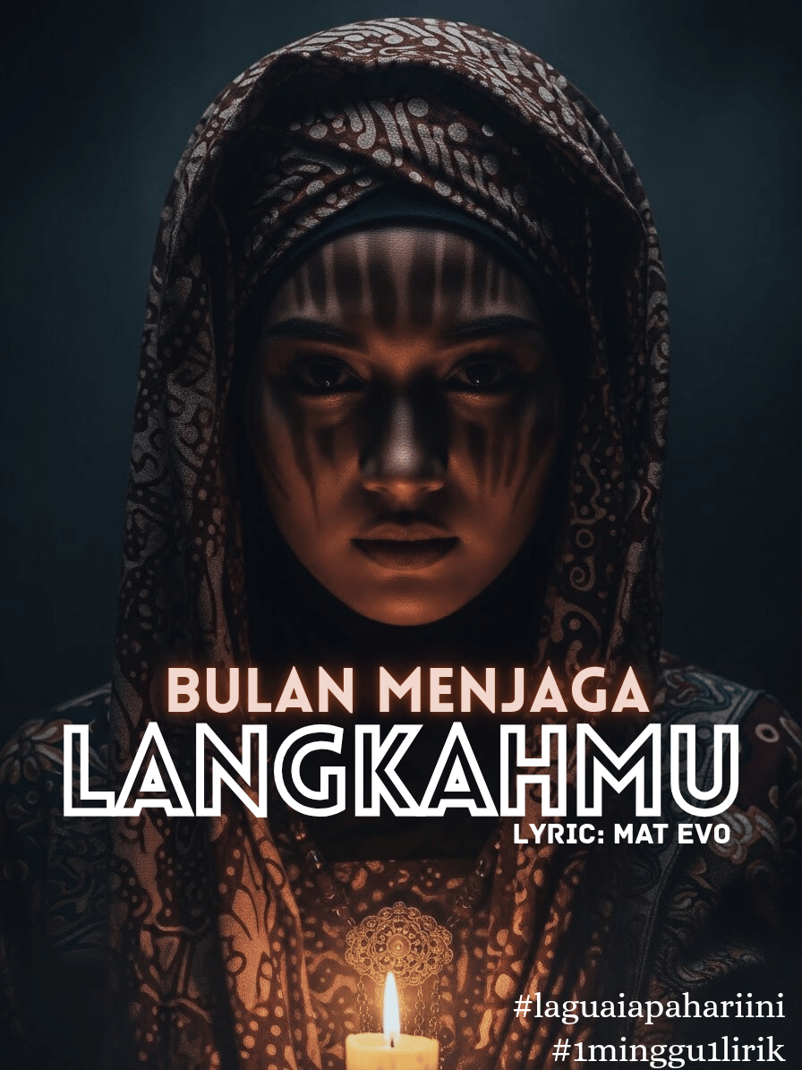 BULAN MENJAGA LANGKAHMU-lyric Mat Evo