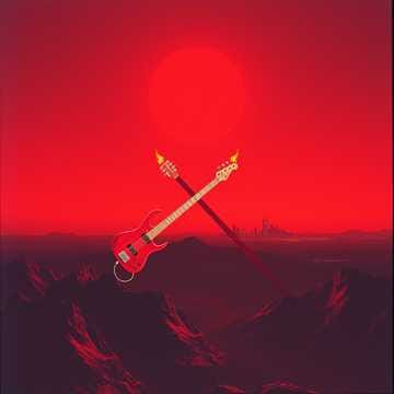 Crimson Spiral Sky