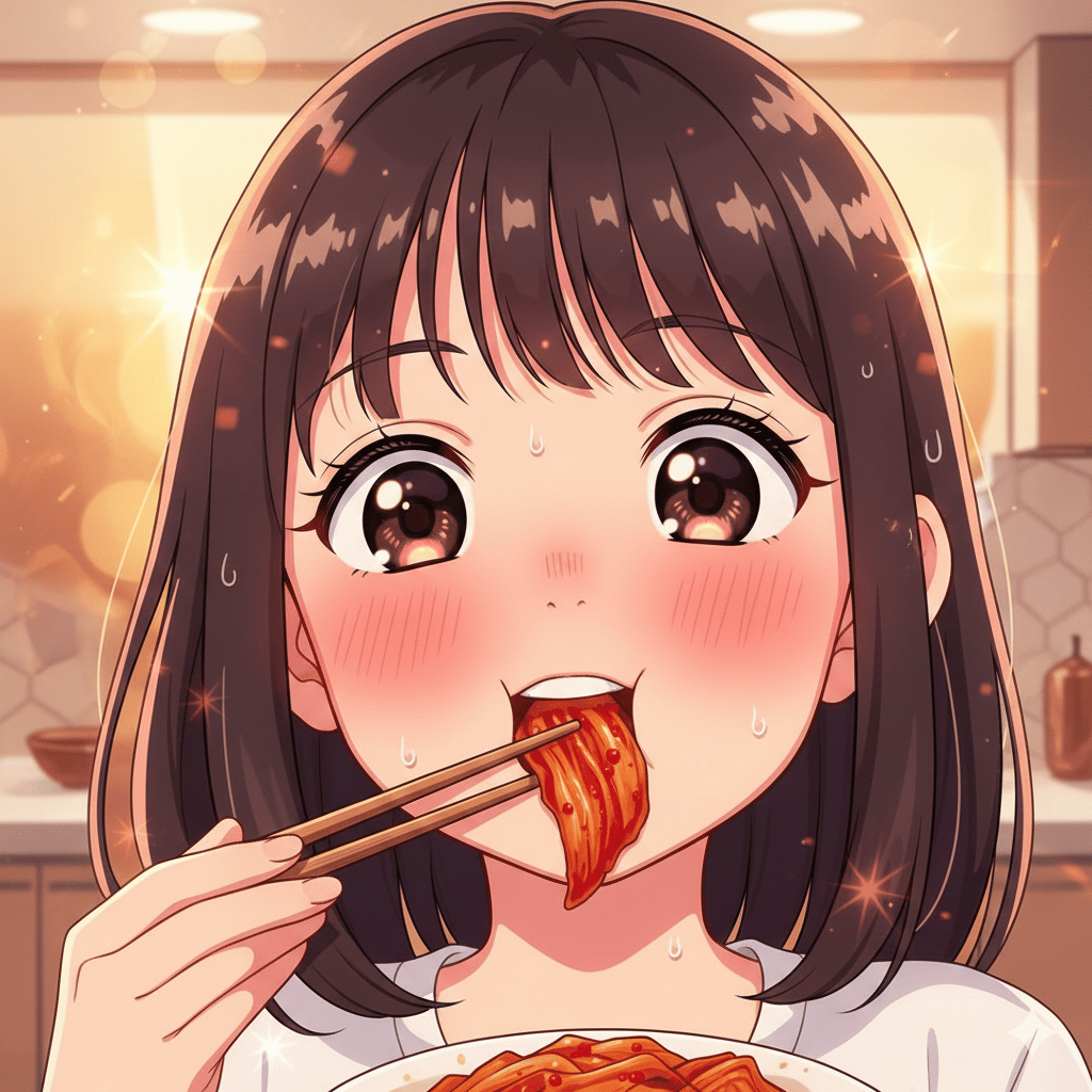 매운 김치맛좀 볼래?  (発酵〈発光〉する心)