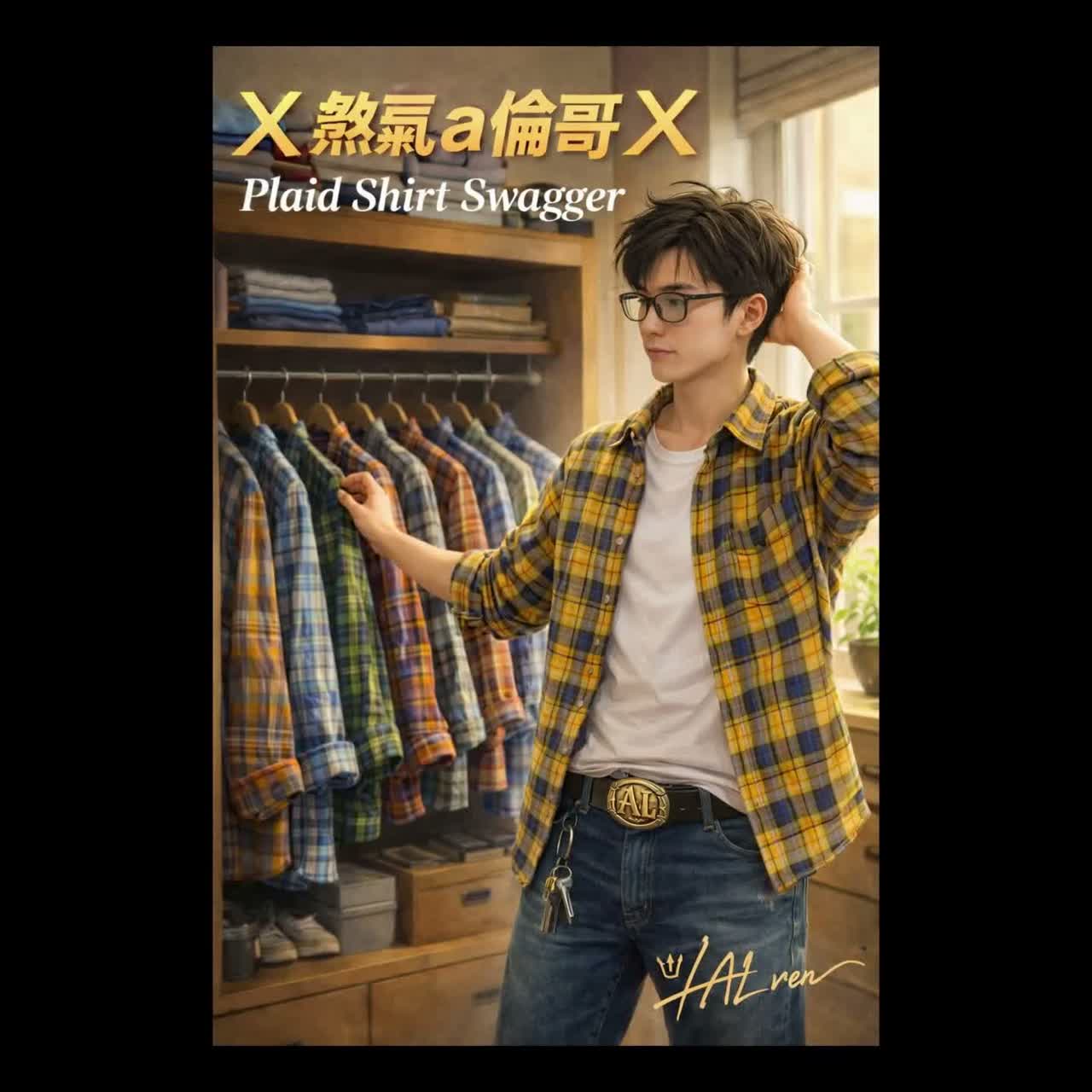 乂 煞氣 a 倫哥 乂｜Plaid Shirt Swagger