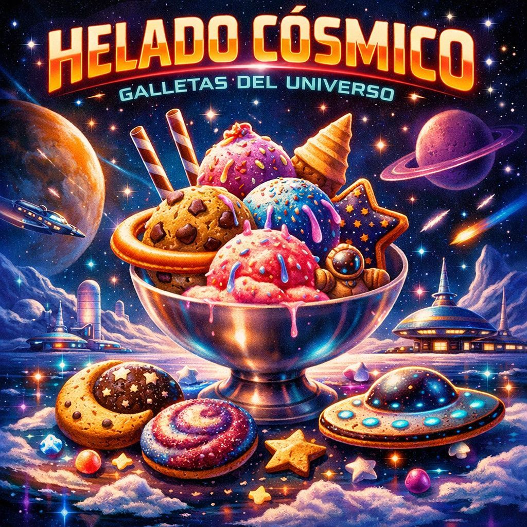 A Universe of Ice & Cosmic Cookies / Un Universo de Hielo y