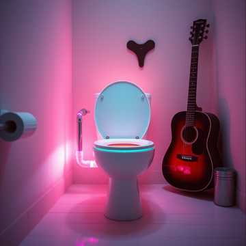 Rainbow Toilet