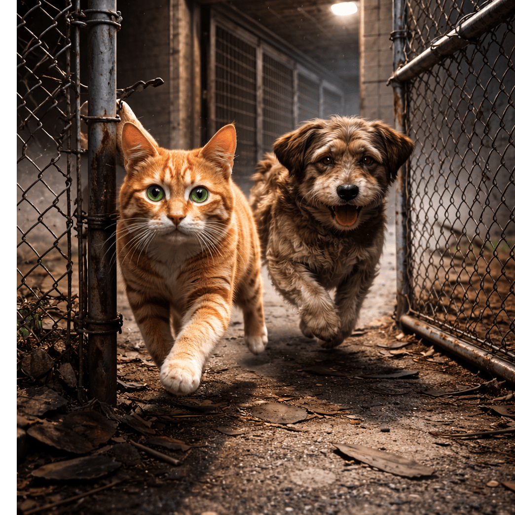 Entre chien et chat