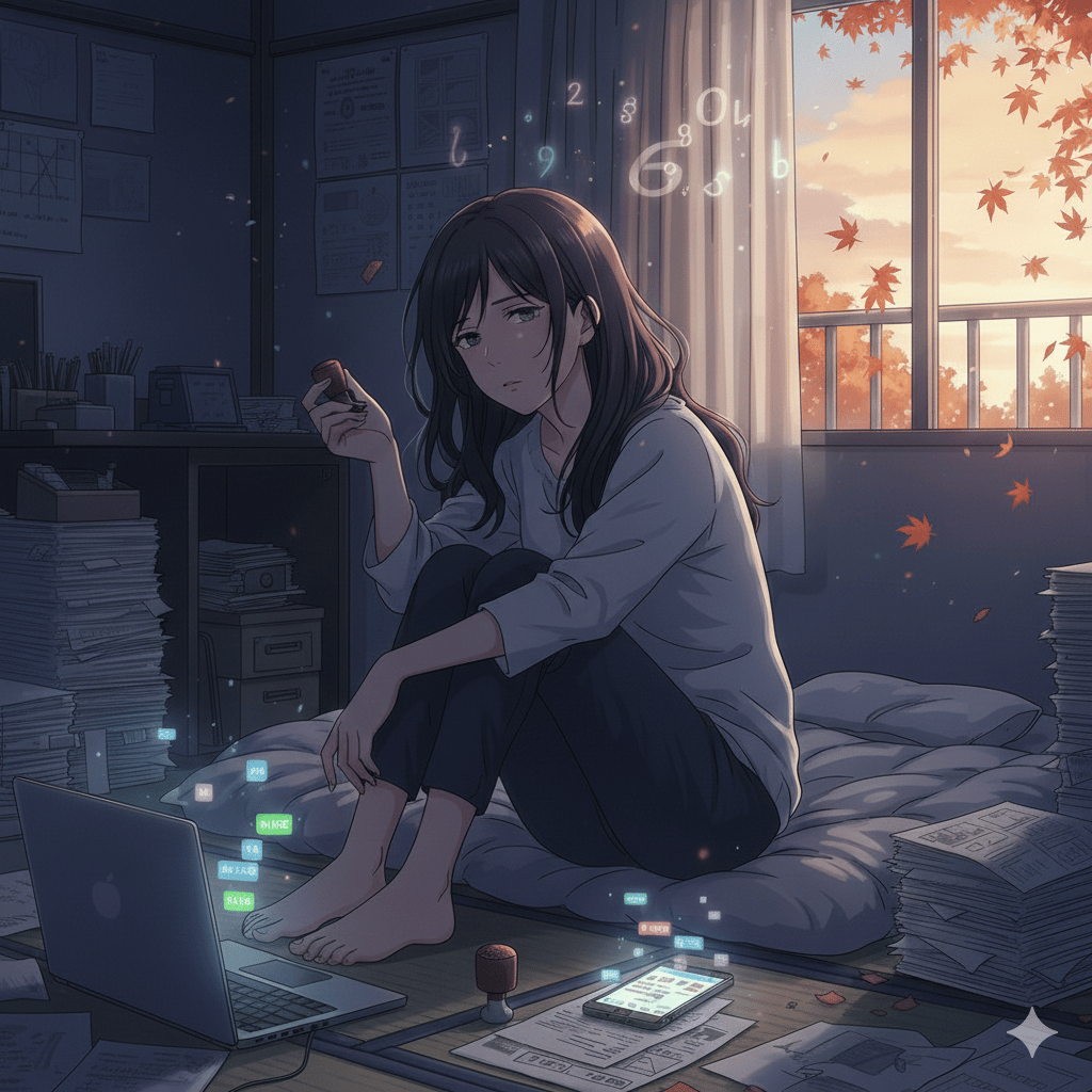 이삿짐과 번아웃  (引っ越しで募る疲労)