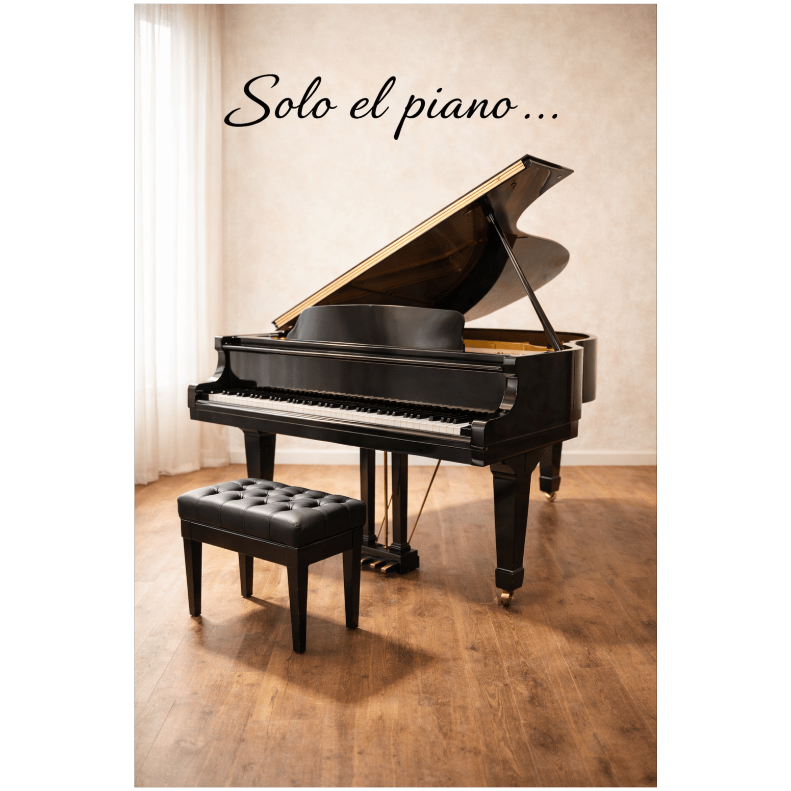 Solo el piano…