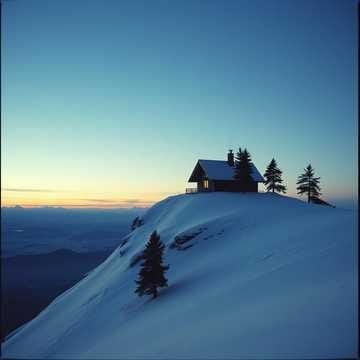 En stuga på fjället