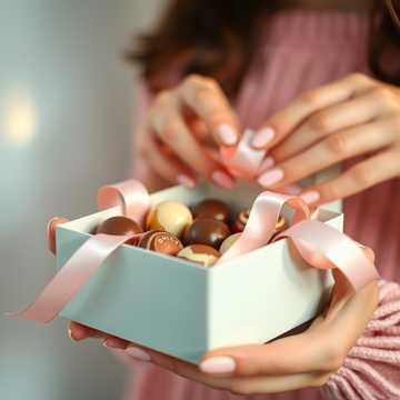 「バレンタインの特別なチョコ」