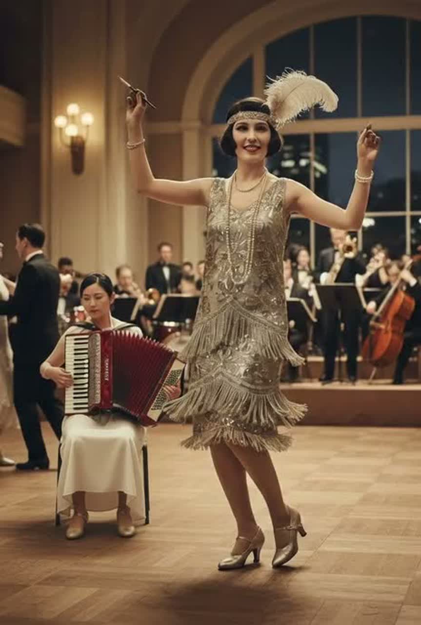 Le Charleston de la fille moderne