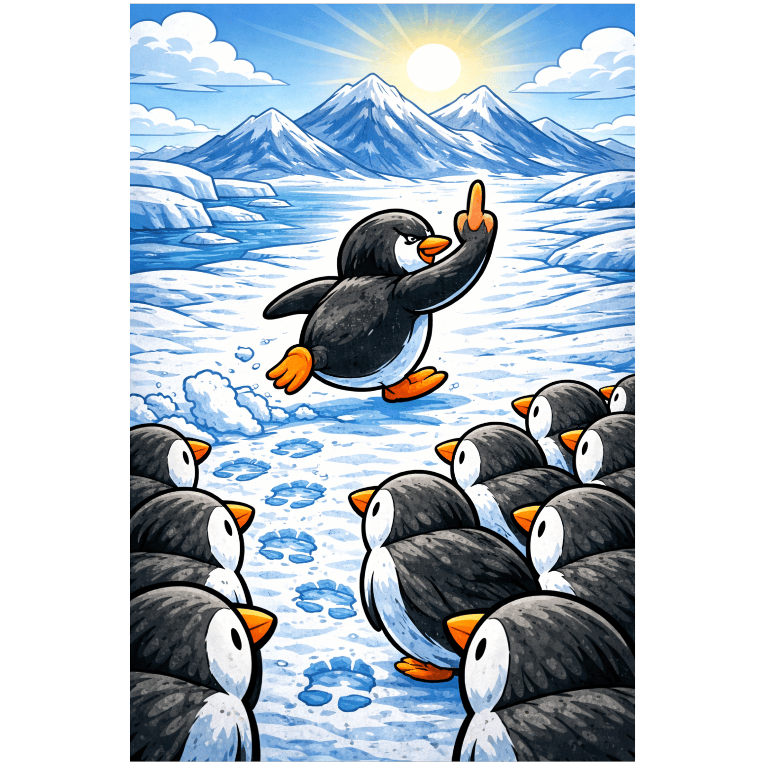 Ich mach' den Pinguin