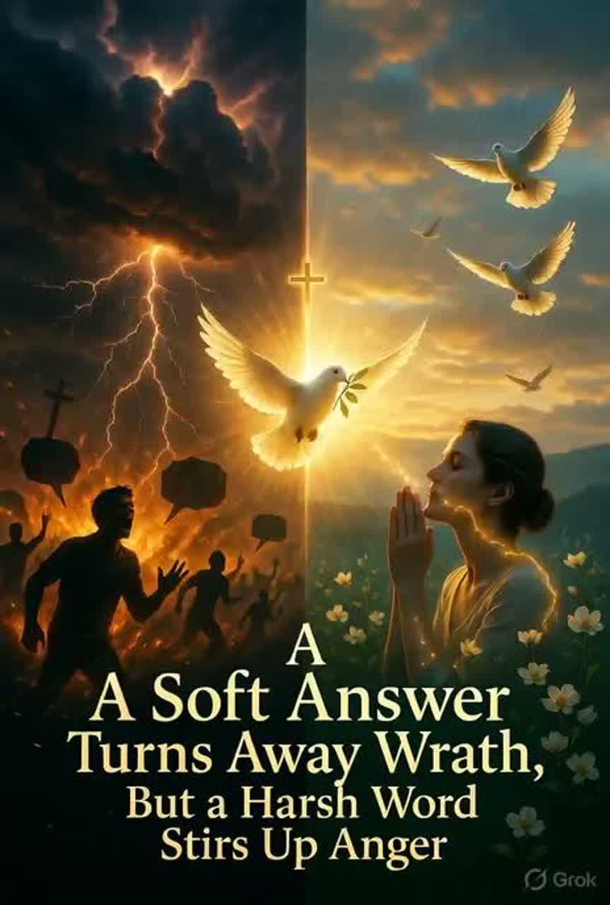 A Soft Answer Turns Away Wrath, But a Harsh Word Stirs Up Anger