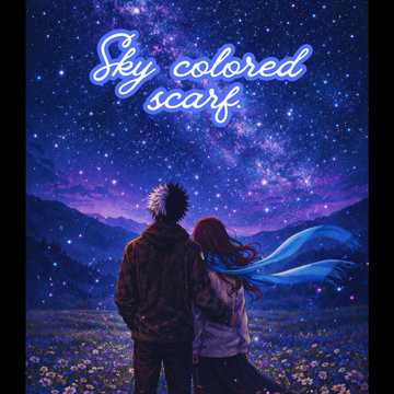 Sky Colored Scarf