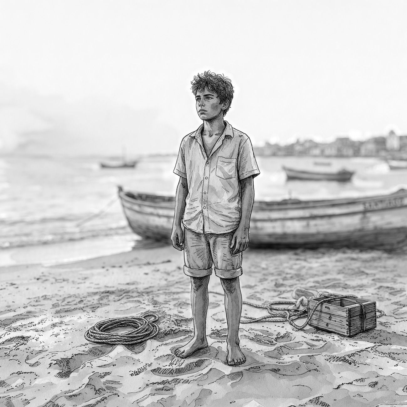 The Shore  (The Old Man and the Sea)