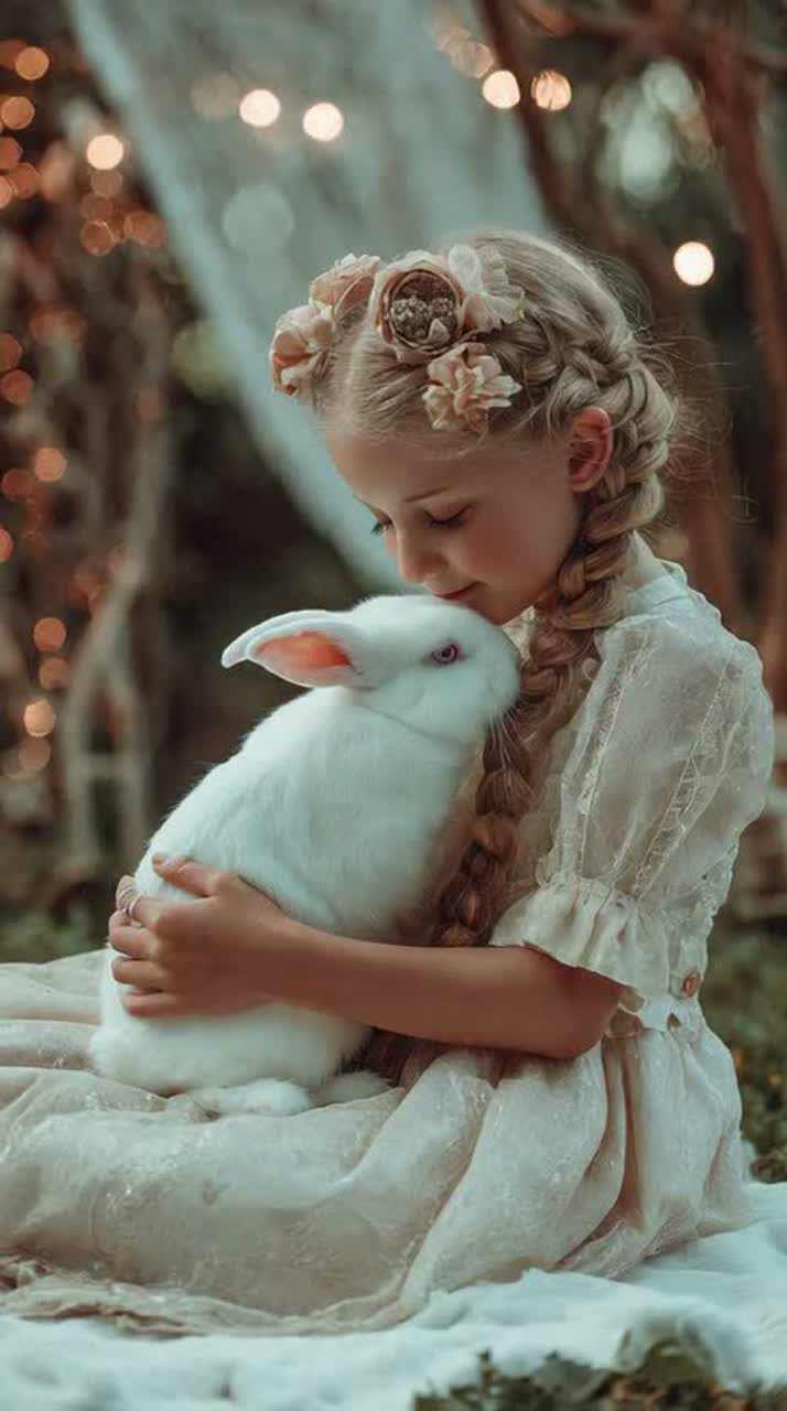Rêve d'un lapin blanc