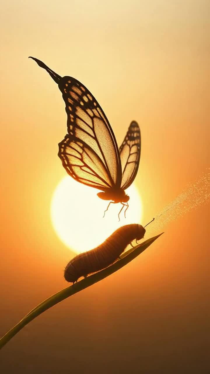 Caterpillar / Butterfly