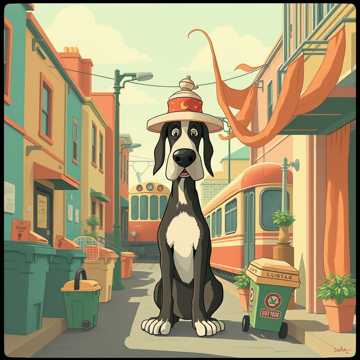 Mrs Crane’s Big Old Great Dane