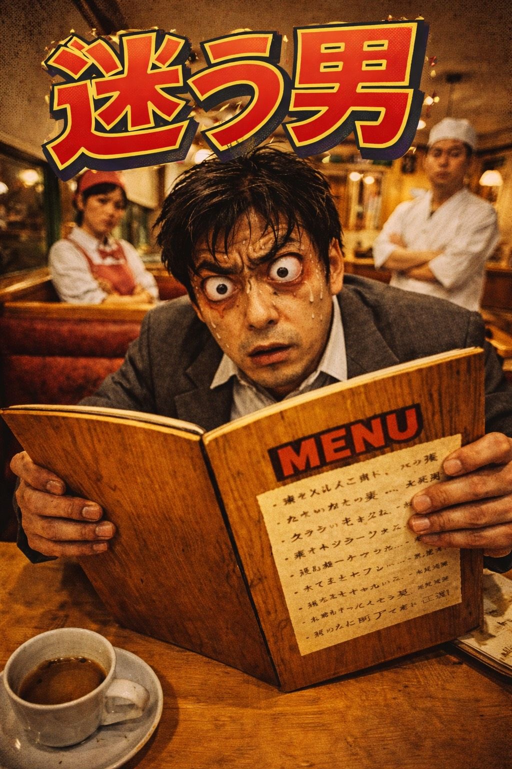 迷う男