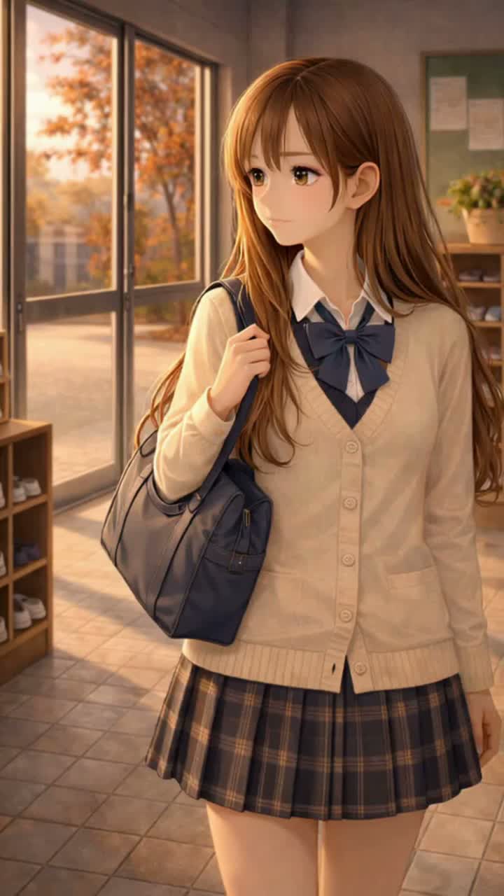 落ち葉のグラウンド